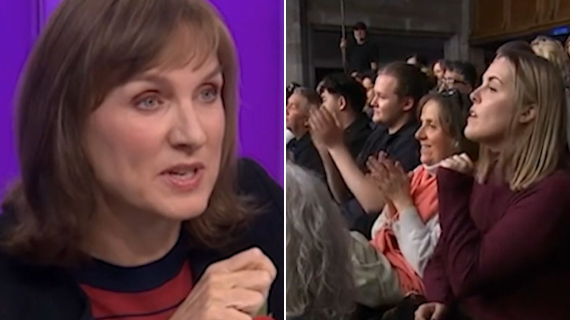 Watch moment BBC Question Time audience gasps & breaks into applause after hearing Andrew was stripped of Prince title