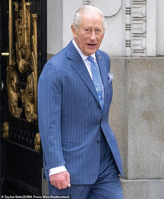 The move was said to have been entirely down to the King and his advisers, without pressure from the government. The monarch is pictured in Australia earlier this month