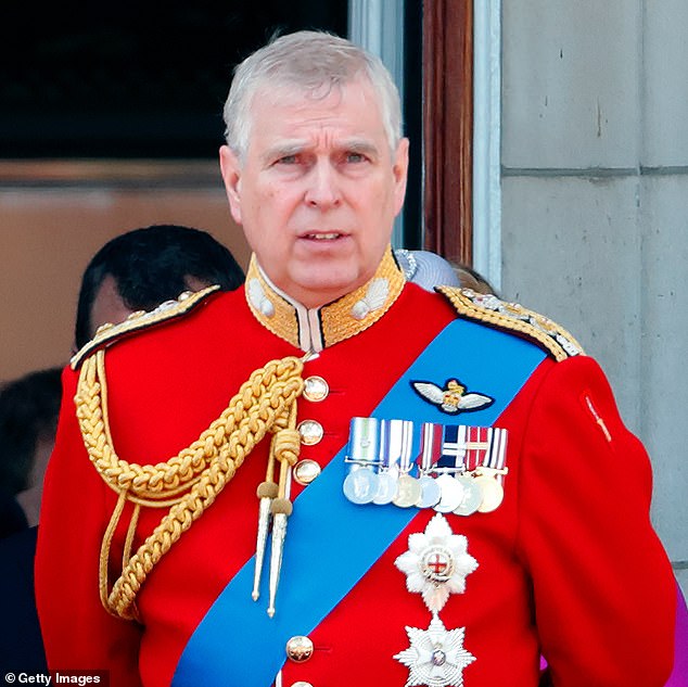 From now on, the former Duke of York (pictured) will simply be known as Mr Andrew Mountbatten Windsor ¿ losing even his birth title of prince