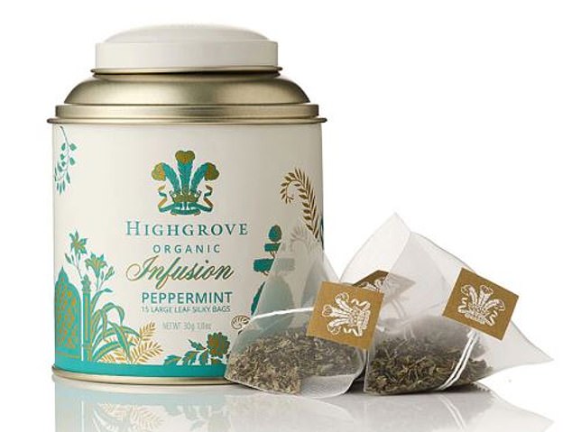 Pictured: Highgrove Organic Peppermint Tea Tin, £10.95
