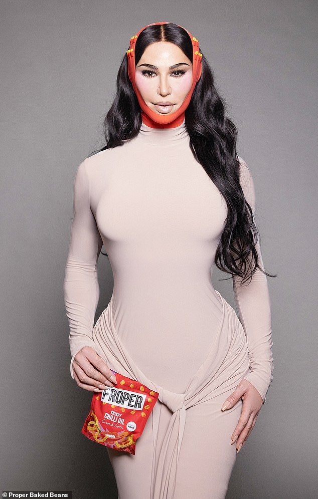 Alexis Stone chanelled queen of wellness and shapewear Kim Kardashian to launch PROPER’s latest parody: the Crunch Corntour Face Wrap