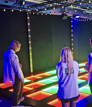 The first game was a version of the 'Hopscotch' bridge from season one of Squid Game,