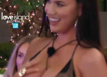 Love Island Australia fans STUNNED by star with show's 'biggest ever boobs' as she lets cast-mates squeeze her 34G cups