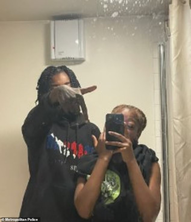 Bradshaw McKoy and Bingham posed together in photos which placed them close to the scene of the crime