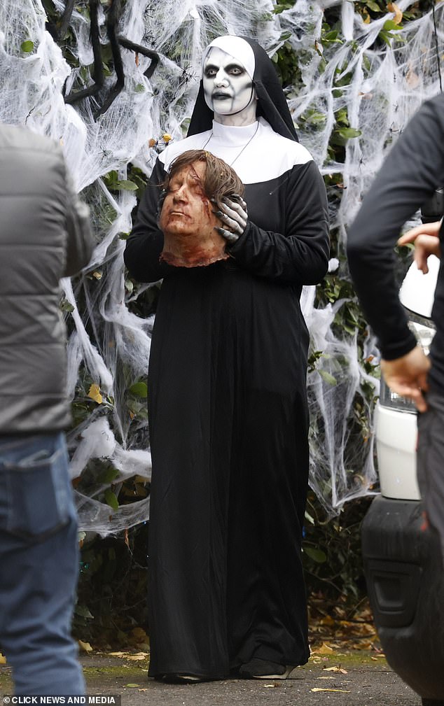 Jonathan revealed he stopped hosting the annual bash because of his daughter Betty's health... Instead, Jonathan puts on a spooky show at his elaborately decorated home