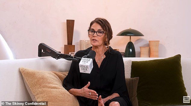 She continued: 'So I have no judgement about how anybody feels good about themselves in their life. I don¿t love when people aren¿t truthful about it'