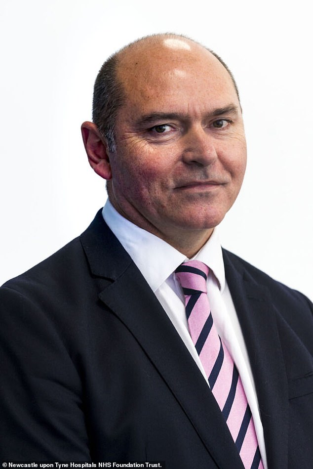 Sir Jim Mackey (pictured), chief executive of NHS England, warned that A&E departments were likely to experience record demand during a 'prolonged and difficult' wave of flu