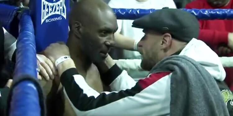 'Someone stop this' - Brit heavyweight boxer who famously KO'd Mike Tyson is brutally stopped in a round aged 52