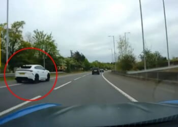Premier League's worst driver revealed as star thrashes his Lamborghini down motorway in 'ridiculous' overtaking moves