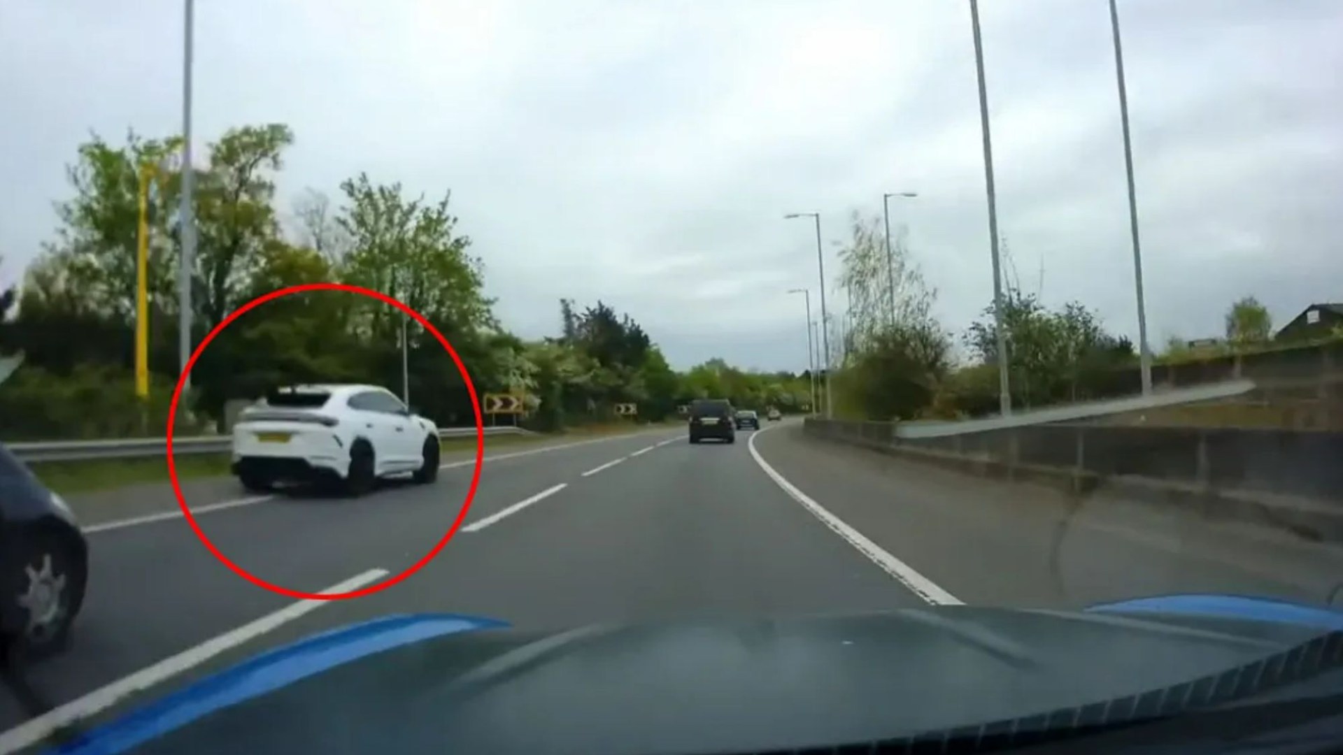 Premier League's worst driver revealed as star thrashes his Lamborghini down motorway in 'ridiculous' overtaking moves