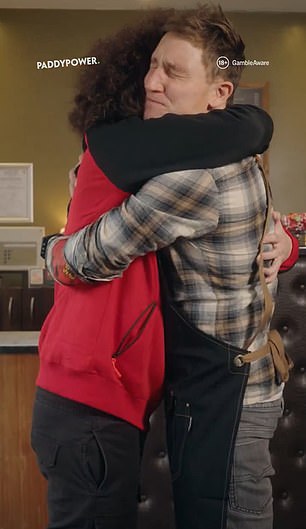 The skit sees Frank Ilett reunited with his barber