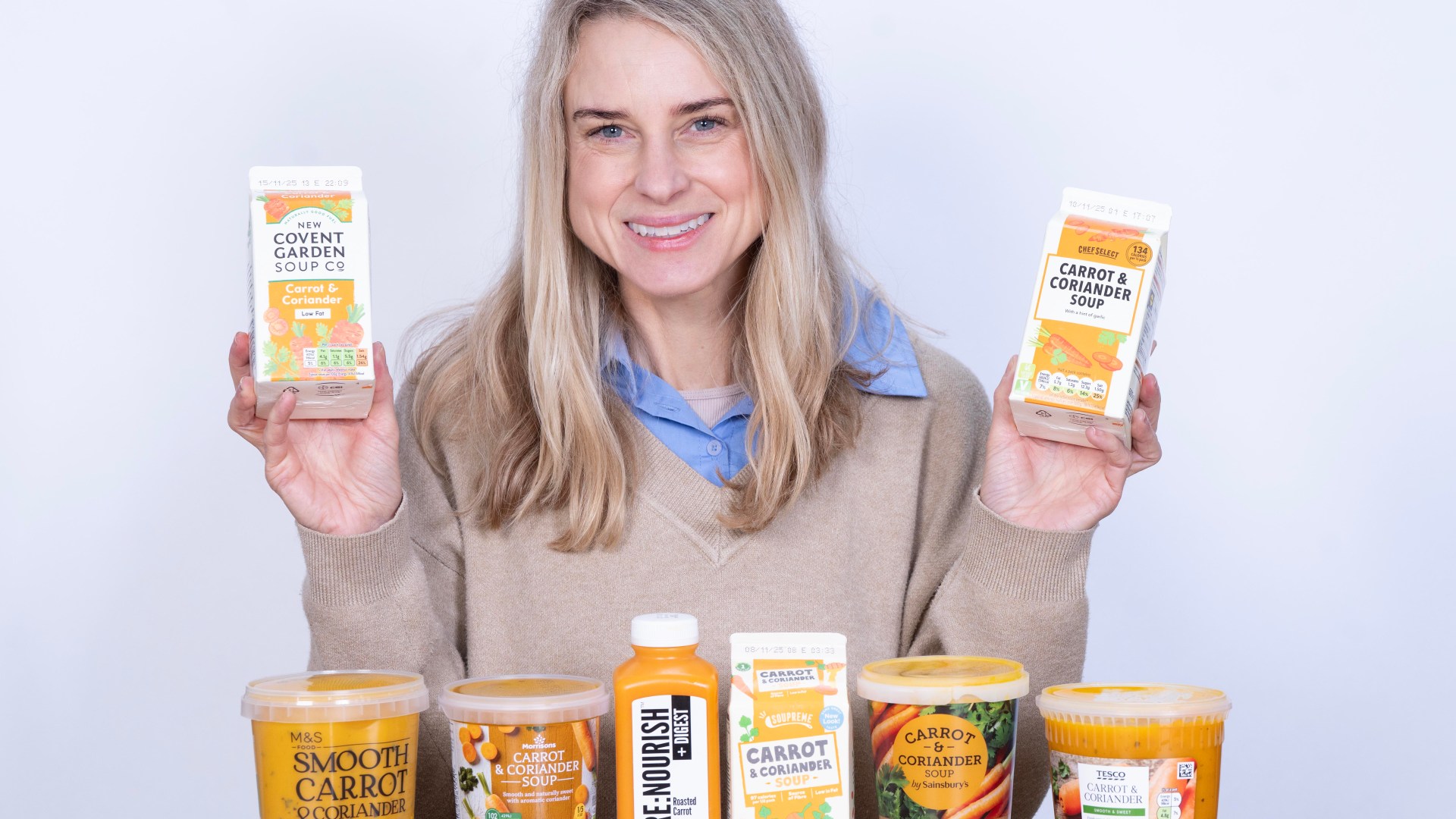 I tested supermarket carrot & coriander soups… vibrant & hearty £1.49 winner felt homemade and made a lovely lunch