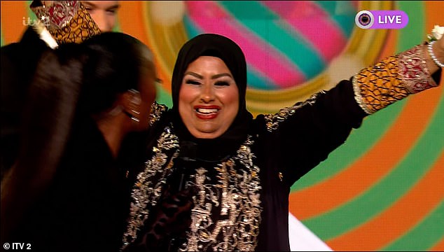 Walking out to cheers and flashing a big smile, she declared: 'Are you ready for the tea? I¿m so happy to be out, but I had the most amazing time'