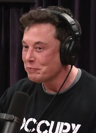 Musk in his Rogan debut in 2018