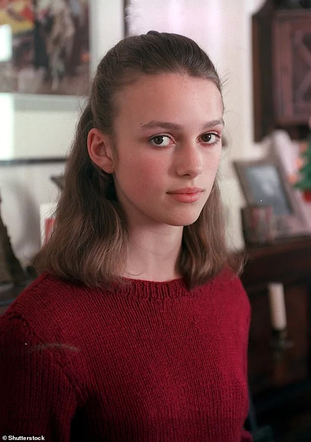From a young child Keira wished to follow in her parents footsteps and requested an agent when she was just three years old (pictured in 1998 aged 13)