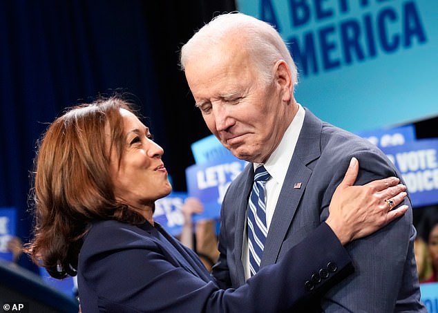 Harris insisted that Biden 'had the stamina to govern', and said she stood by him when she was facing pressure to distance herself because she 'cared about him deeply'