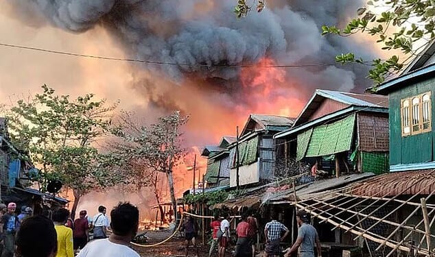 An airstrike by Myanmar's army killed at least 40 people during a festival