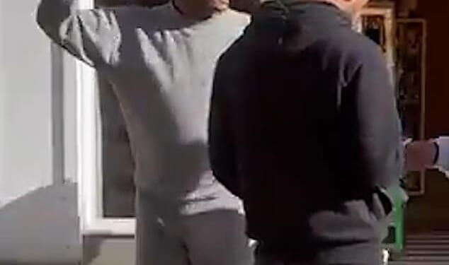 Footage appeared to show Hadush Gerberslasie Kebatu in the town centre, asking for directions from locals while still wearing his prison-issue grey tracksuit