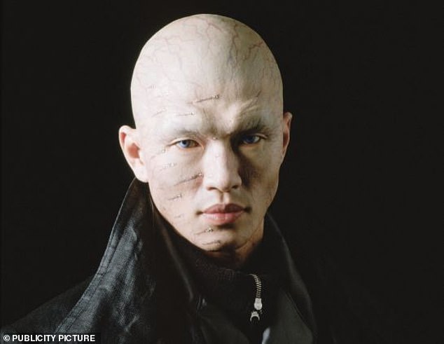 Mr Jones' striking look would rival that of the gemstone-studded Bond villain Zao from Die Another Day (pictured)