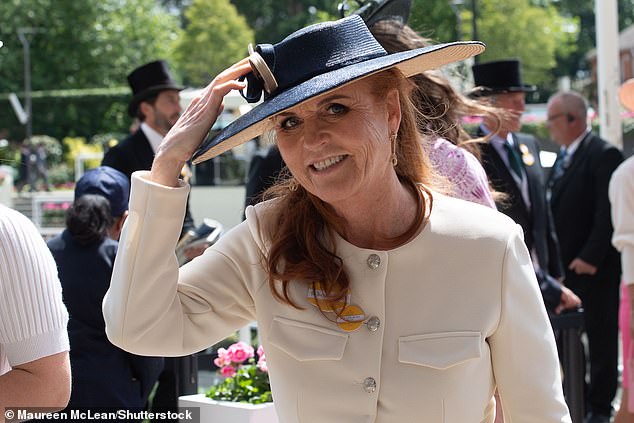 It is becoming clearer by the day that, far from being the loyal, long-suffering loyal ex-wife to Prince Andrew, Sarah Ferguson (pictured at Royal Ascot last year) is up to her neck in the mire with him