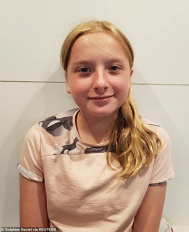 Lola Daviet (pictured) went missing in Paris in 2022, and her body was then found in a trunk in the lobby of the building where her father and mother worked as caretakers