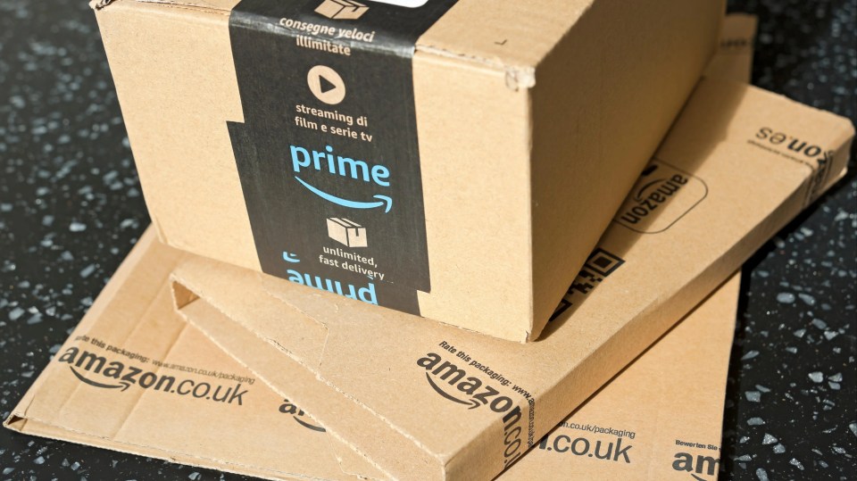 Amazon Prime packages.