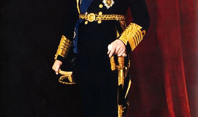 At the request of King George V (pictured), Prince Louis changed the family name from Battenberg to the anglicised version Mountbatten