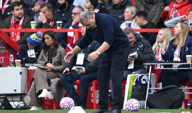 Ange Postecoglou has been sacked as Nottingham Forest manager after just 39 days