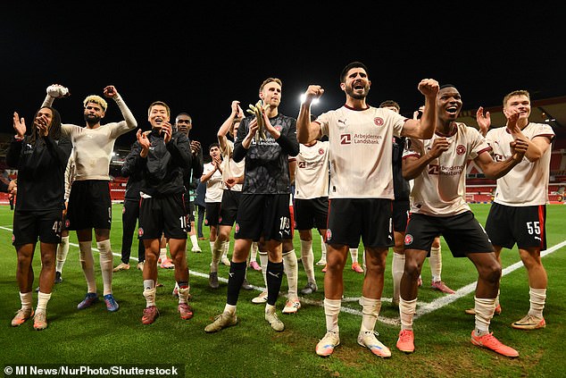 Fans turned on Postecoglou after defeat by Midtjyyland in the Europa League this month