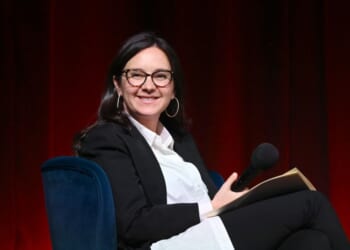 Bari Weiss speaks onstage during Book Club Event With Peggy Noonan on Nov. 19, 2024, in New York City.