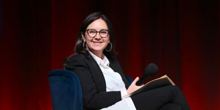 Bari Weiss speaks onstage during Book Club Event With Peggy Noonan on Nov. 19, 2024, in New York City.