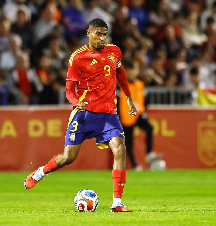 Cristhian Mosquera (ESP) during the U21 International Friendly match between U21 Spain - U21 Norway.