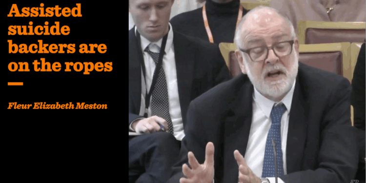 Assisted suicide backers are on the ropes | Fleur Elizabeth Meston