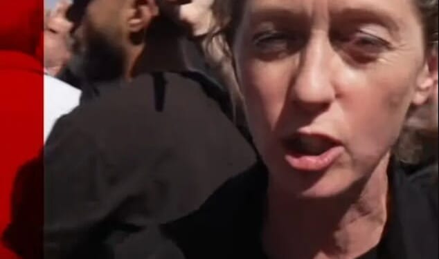 Introducing the segment, BBC Middle East correspondent Lucy Williamson said: 'Aida has waited 20 years for her brother Murad to be released from Israeli jail'