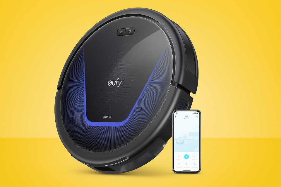 eufy RoboVac 4000Pa with smartphone app.