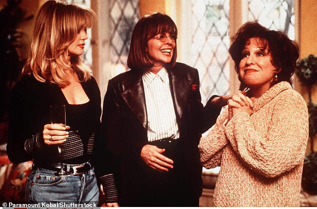 Hawn, Keaton, and Midler starred together in the late 90s comedy-drama The First Wives Club