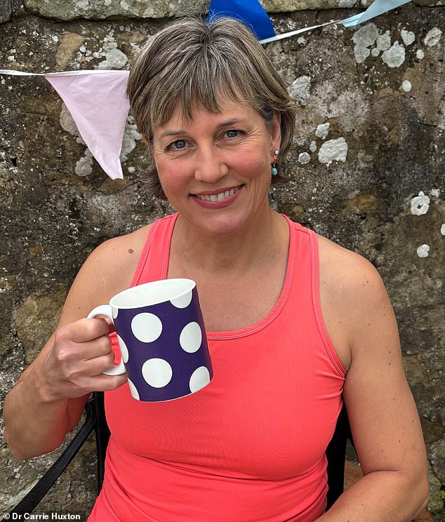 Dr Carrie Huxton (pictured), a member of the UK Tea Advisory Panel, said a perfect cup of tea needs no sugar whatsoever