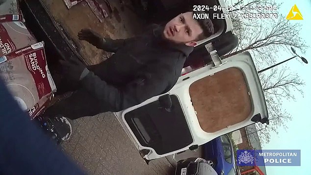Dramatic footage captured the moment Dylan Earn, who was recruited online by Russian spies to carry out a terrifying campaign of arson and kidnap, was hauled to the ground by armed police last April