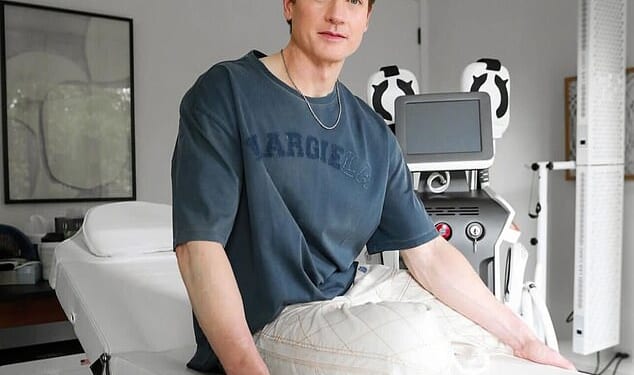 Biohacker Bryan Johnson, pictured here, claims he eliminated 85 percent of the microplastics in his body