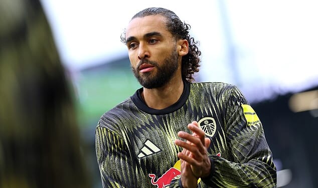 Striker Dominic Calvert-Lewin refused to take the knee ahead of Leeds' match at Turf Moor