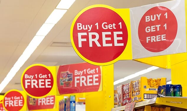 Price-slashing supermarket deals on junk food will be banned from today as part of the Government's long-delayed crackdown on obesity