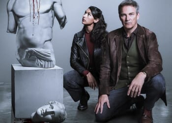 Art Detectives is a brisk whodunnit starring Stephen Moyer (pictured, right) as DI Mick Palmer, head of the Metropolitan Police Heritage Crime department