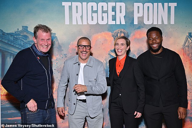 Jason Flemyng, Nabil Elouahabi, Vicky McClure and Eric Shango pictured at a screening of the new ITV series Trigger Point on Thursday