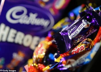 Cadbury is making two big changes to its Heroes tubs - swapping out one favourite chocolate for another (stock image)