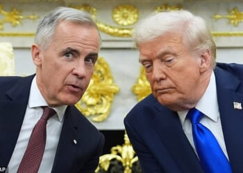 Mark Carney has delivered a sharp insult to Donald Trump after trade negotiations were canceled over an ad featuring former president Ronald Reagan slamming tariffs