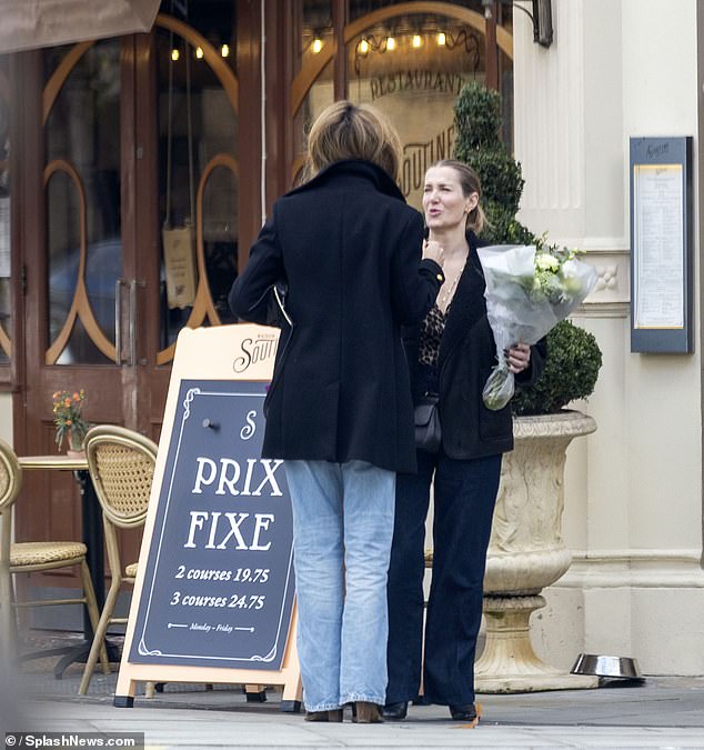 The close friends sat down for a fancy lunch at French restaurant, Soutine, to celebrate Cat's 49th birthday