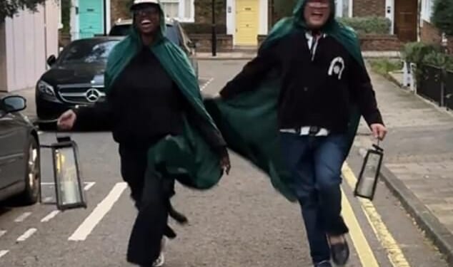 Celebrity Traitors fans 'rumble' next big betrayal as Alan Carr and Cat Burns team up for 'iconic' TikTok videos - and drop 'backstabbing' clue