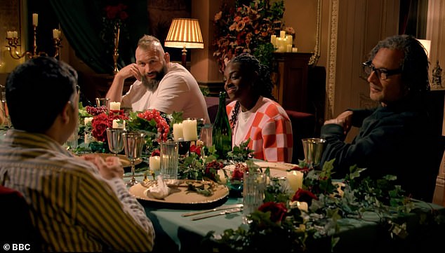 The players had been innocently enjoying dinner together, unaware one of them was about to be killed