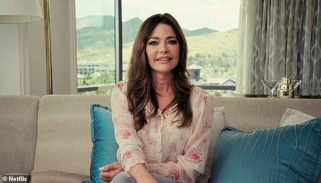 Charlie beamed as he recalled how Denise called him 'a little shy' and 'a little bit old-fashioned' when she was interviewed for his new Netflix doc, AKA Charlie Sheen