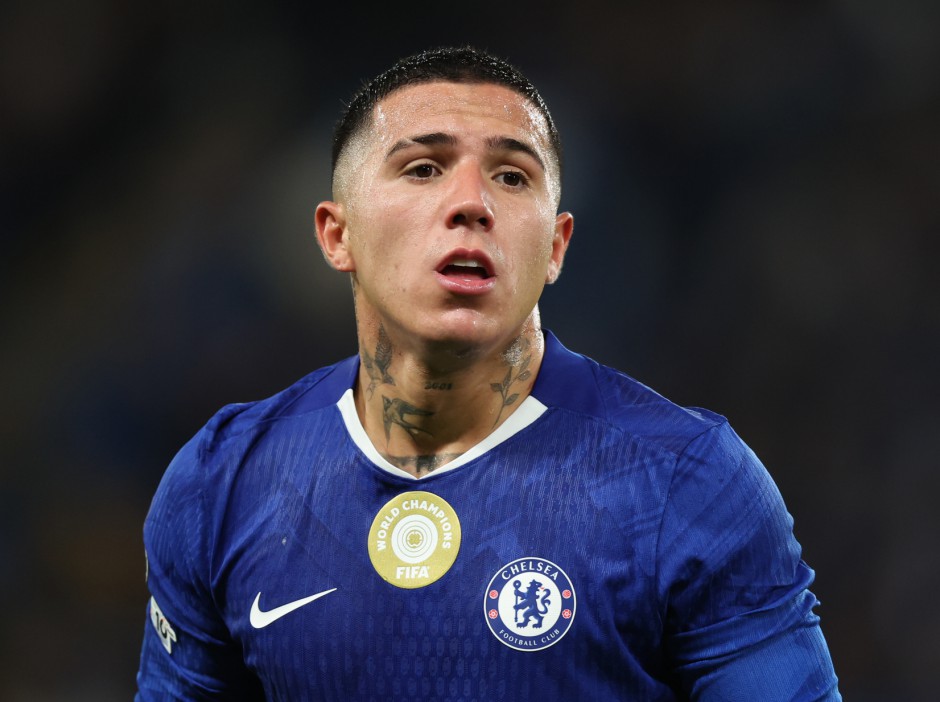 LONDON, ENGLAND - SEPTEMBER 30: Enzo Fernandez of Chelsea in action during the UEFA Champions League 2025/26 League Phase MD2 match between Chelsea FC and SL Benfica at Stamford Bridge on September 30, 2025 in London, England. (Photo by Nigel French/Sportsphoto/Allstar via Getty Images)